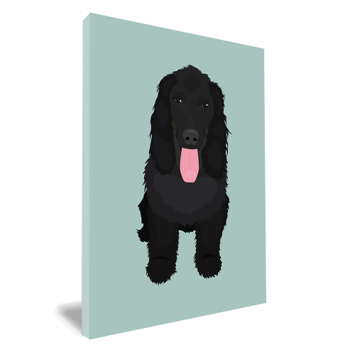 Illustration nach Fotovorlage Hund