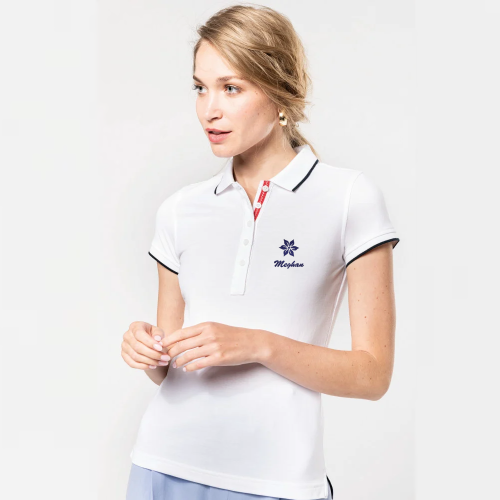 Personalisiertes Poloshirt Sport mit kurzen Ärmeln