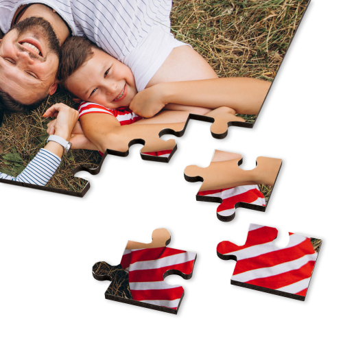 Personalisiertes Puzzle aus Holz