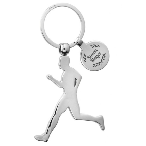Gravierter Schlüsselanhänger Jogging