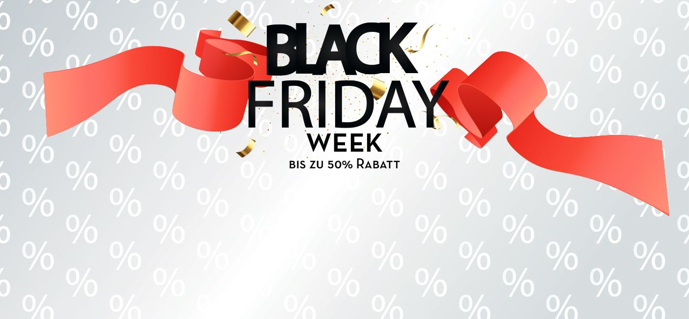 Black Friday 2024 | bis zu 50% Rabatt