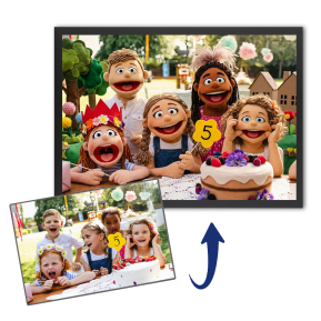 Puppenporträt aus einem Foto Puppenporträt aus einem Foto