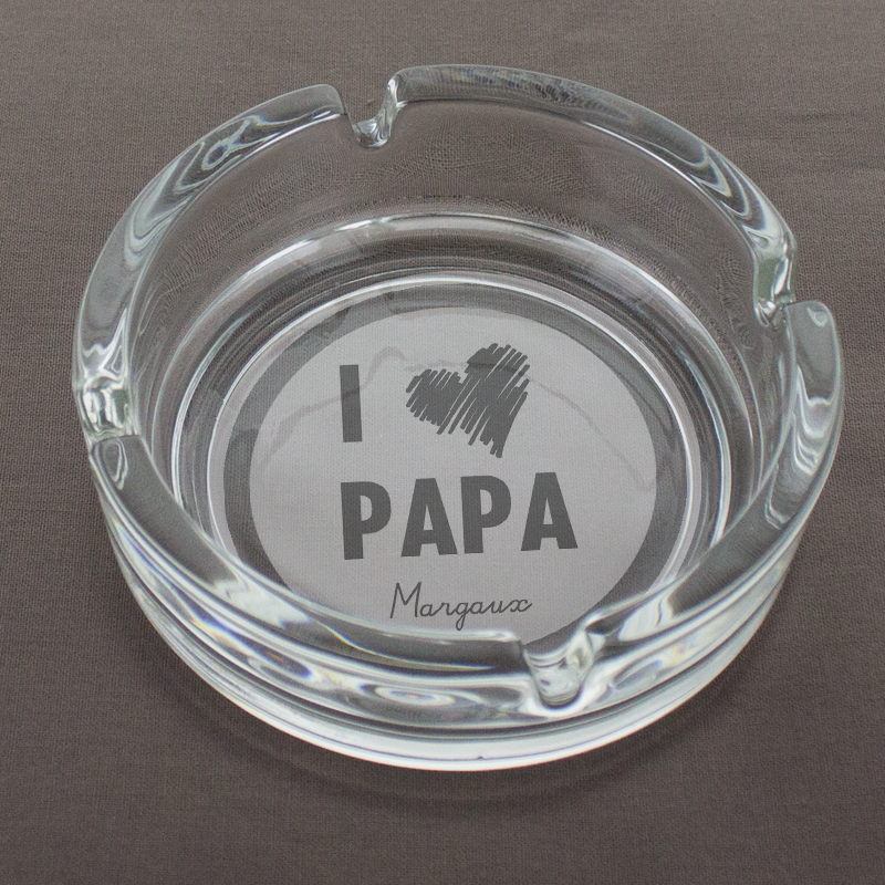 Aschenbecher für Papa mit Gravur, ein persönliches